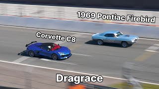 Corvette C8 vs ZL1 Camaro vs Dodge Challenger vs 1970 Pontiac GTO vs 1969 PONTIAC FIREBIRD 400 [upl. by Jasper]