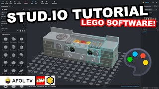 How to Use Bricklinks LEGO Studio Software Beginner Tutorial [upl. by Anitsuj]