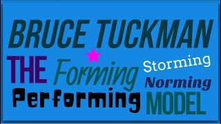 The FormingStormingNormingPerforming model By Bruce Tuckman Animated summary [upl. by Rehtaeh]