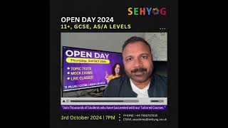 OPEN DAY 2024  SEHYOG  youtube shorts sehyog [upl. by Donata]