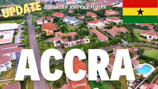 Trasacco Valley Estates in 4K  Luxury Living in Accra Ghana 🇬🇭 Trasacco estate 4K video NextLevel [upl. by Juanne]