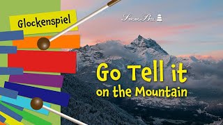 How to Play Go Tell It On The Mountain on the GlockenspielXylophone  Easy Christmas Music Tutorial [upl. by Bresee999]