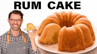 The BEST Rum Cake Recipe [upl. by Akemrehs]