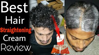 Best Hair Straightening Cream For Dry Damage Very Curly Hair  Glatt Cream Honest Review In Hindi [upl. by Pittman821]