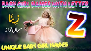 Baby Girl Names with Letter Z  Letter Z Names for Baby Girls  Baby Girl Names with Letter Z [upl. by Lipsey]