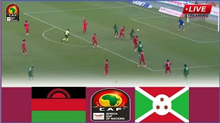 🟥Live Match Malawi vs Burundi  Africa Cup Of Nations Qualifications2024 Full Analysis [upl. by Marcelline]