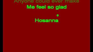 Hosanna  Christian Lyrics to the song Rosanna by Toto [upl. by Adnoluy]