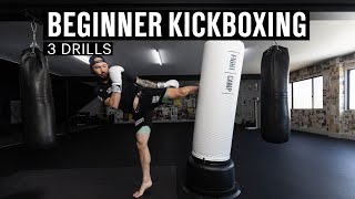 3 KICKBOXING COMBOS TO PRACTICE  For Beginners and Advanced [upl. by Vardon527]