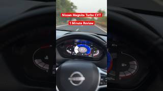 Nissan Magnite Turbo CVT  Short Review  5 Positives amp Negative nissan magnite [upl. by Lyrak]