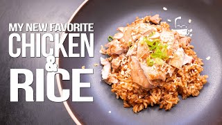 MY NEW FAVORITE CHICKEN amp RICE RECIPE SO EASY  SO DELICIOUS  SAM THE COOKING GUY [upl. by Hoeg]