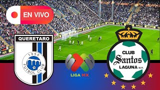 ⚽EN VIVO QUERETARO VS SANTOS  Mexican Liga BBVA MX 2024  eFootball PES 21 Simulation [upl. by Krilov]