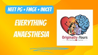 Everything Anaesthesia Rapid Revision Part1 neetpg inicet fmge [upl. by Ahsar668]