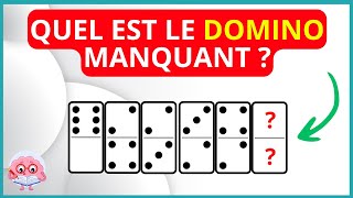 Test Psychotechnique Série de Domino🔢 N°2 testpsychotechnique testlogique jeudelogique domino [upl. by Faxun25]