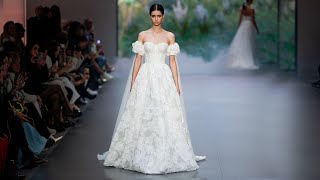 Eva Lendel Bridal Spring 2025  Barcelona Bridal Fashion Week  4K [upl. by Hussar820]