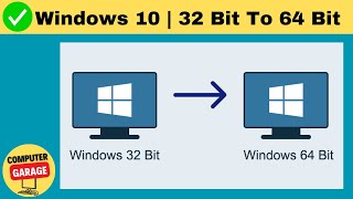 How to Upgrade Windows 10 from 32 bit to 64 bit For Free ✅ [upl. by Dorella]