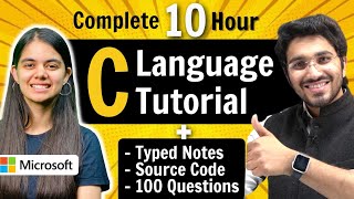 C Language Tutorial for Beginners with Notes amp Practice Questions [upl. by Gasperoni]