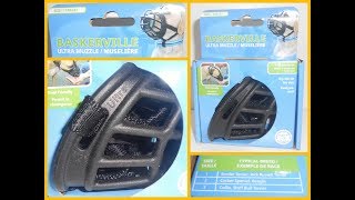 Baskerville Ultra Dog Muzzle Size 1 Small Breed Dogs Jack Russell Terrier Etc [upl. by Ymmak]