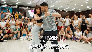 PRINCE ROYCE  RECHAZAME  MARCO Y SARA BAILANDO EN BACHAT SPAIN 2024  HUELVA [upl. by Harbed]