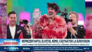 Eurovision 2024 Elveția a câștigat finala cu cântecul lui Nemo Mettler despre a fi nonbinar [upl. by Doretta]