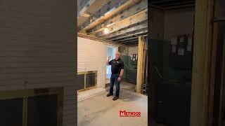 Basement Renovation Secrets to Raising the Roof metwood tuffbeam remodelingideas [upl. by Ecylla]