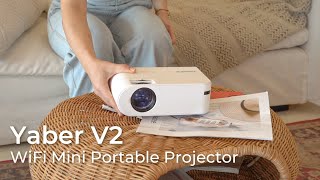 Yaber V2 WiFi Mini Portable Projector [upl. by Ylrebmik]