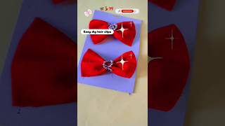 Easy diy hair clips🎀💖 shorts diy creative explore youtube youtubeshorts hairclip easy [upl. by Finegan]