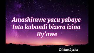 YAMISI  Alvella Muhimbare lyrics Video [upl. by Trautman250]