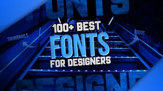 100 Best Font Pack  Pixellab Fonts Pack Download 2022  Fonts For Thumbnails  Fonts Pack [upl. by Atteragram]