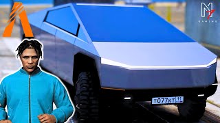 New TESLA CYBERTRUCK Pick Up  LIVE FiveM M7RP  GTA 5 Real Life Mods 2024 [upl. by Karilynn]