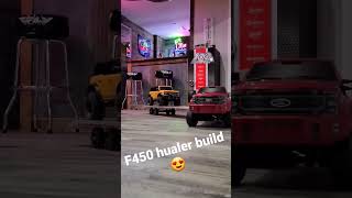 Cen f450 Gooseneck trailer rc rockcrawler trx4 cenf450 [upl. by Hamforrd]