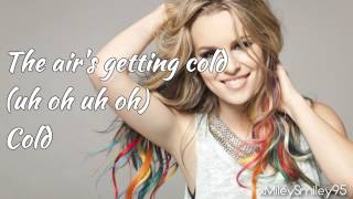 Bridgit Mendler  Hurricane with lyrics [upl. by Yrekaz]