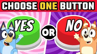 Choose One Button  Yes Or No Challenge  Bluey Kids Brain Break [upl. by Eartnoed]