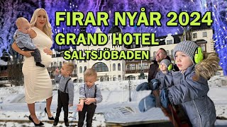 FIRAR BÄSTA NYÅRET PÅ GRAND HOTELL SALTSJÖBADEN vlogg [upl. by Aznola]