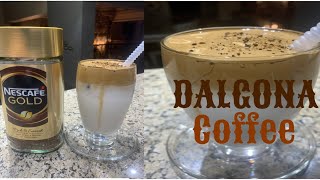 DALGONA COFFEE RECIPE NESCAFE GOLD  NO MIXER👌 [upl. by Hibbs]