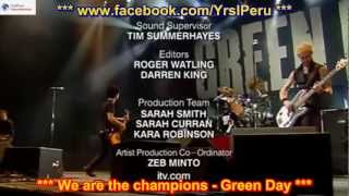 Green Day  We are the champions SUBTITULADA EN ESPAÑOL Y EN INGLES HD LYRICS SUB [upl. by Caty]