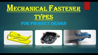 Fastener types for interior product design [upl. by Engud]