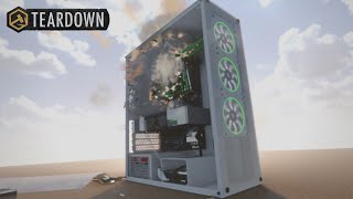 TEARDOWN  DESTRUINDO UM PC DE 20 MIL REAIS 😱😨 [upl. by Natie]