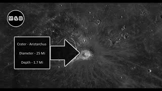 Aristarchus crater  NASA Moon Image LROC  Enhanced  4K [upl. by Torrie]