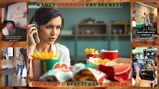 KAREN DEMANDS FRY SECRETS FROM FIRED RESTAURANT OWNERS [upl. by Trueblood]