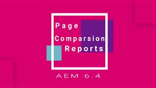 AEM 64 Page Compare Reports Using ACS AEM Commons [upl. by Neeruam]