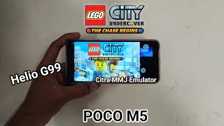 Citra MMJ Emulator  LEGO City Undercover The Chase Begins Gameplay in POCO M5  Mediatek Helio G99 [upl. by Lewendal]