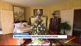 Take a tour of the Manor House at the Bayard Cutting Arboretum decorated for the holidays [upl. by Rehttam]