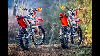 2021 KTM EXC 250 TPI AND EXCF 250  FIRST IMPRESSIONS  WHICH ONE WOULD YOU CHOOSE [upl. by Grosz]