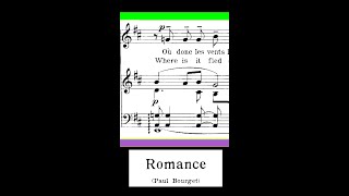 ✨ Highlight of ROMANCE  Claude DEBUSSY 🎧 Piano accompaniment 🎹 KARAOKE [upl. by Asir]