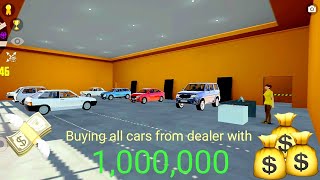 Buying all Cars from Dealer with 1000000  Car Simulator 2 Oppana Games [upl. by Oemor]