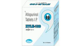 ZYLE 100 mg Tablets Allopurinol Tablets IP [upl. by Ioj234]