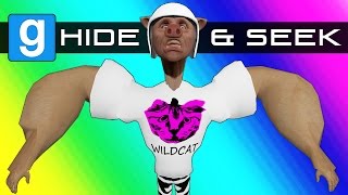 Gmod Hide and Seek  Buff Character Edition Garrys Mod Funny Moments [upl. by Souvaine]