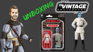 Star Wars The Vintage Collection Thrawn Rebels Unboxing amp Review [upl. by Yatnohs]