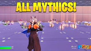 VAULTED ITEMS in Fortnite Creative MAP CODE OG Mythics [upl. by Porche756]