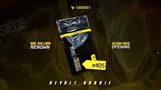 Rainbow Six Siege 1 MILLION RENOWN 405 Alpha Pack opening Burnt Horizon [upl. by Munniks]